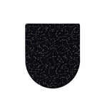 Black And White Constellation Print Toilet Lid Cover
