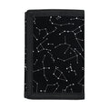 Black And White Constellation Print Trifold Wallet