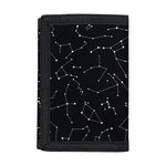 Black And White Constellation Print Trifold Wallet