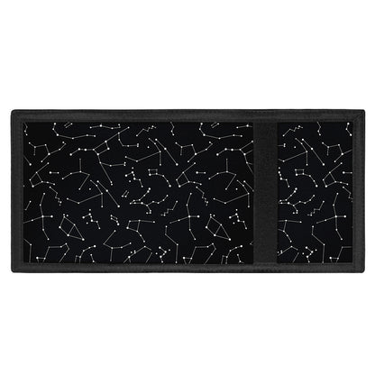 Black And White Constellation Print Trifold Wallet