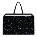Black And White Constellation Print Utility Tote Bag