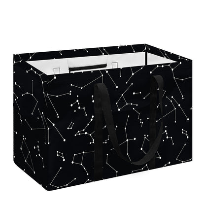 Black And White Constellation Print Utility Tote Bag