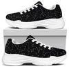 Black And White Constellation Print White Chunky Shoes