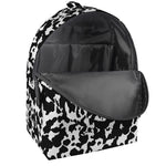 Black And White Cow Pattern Print Backpack