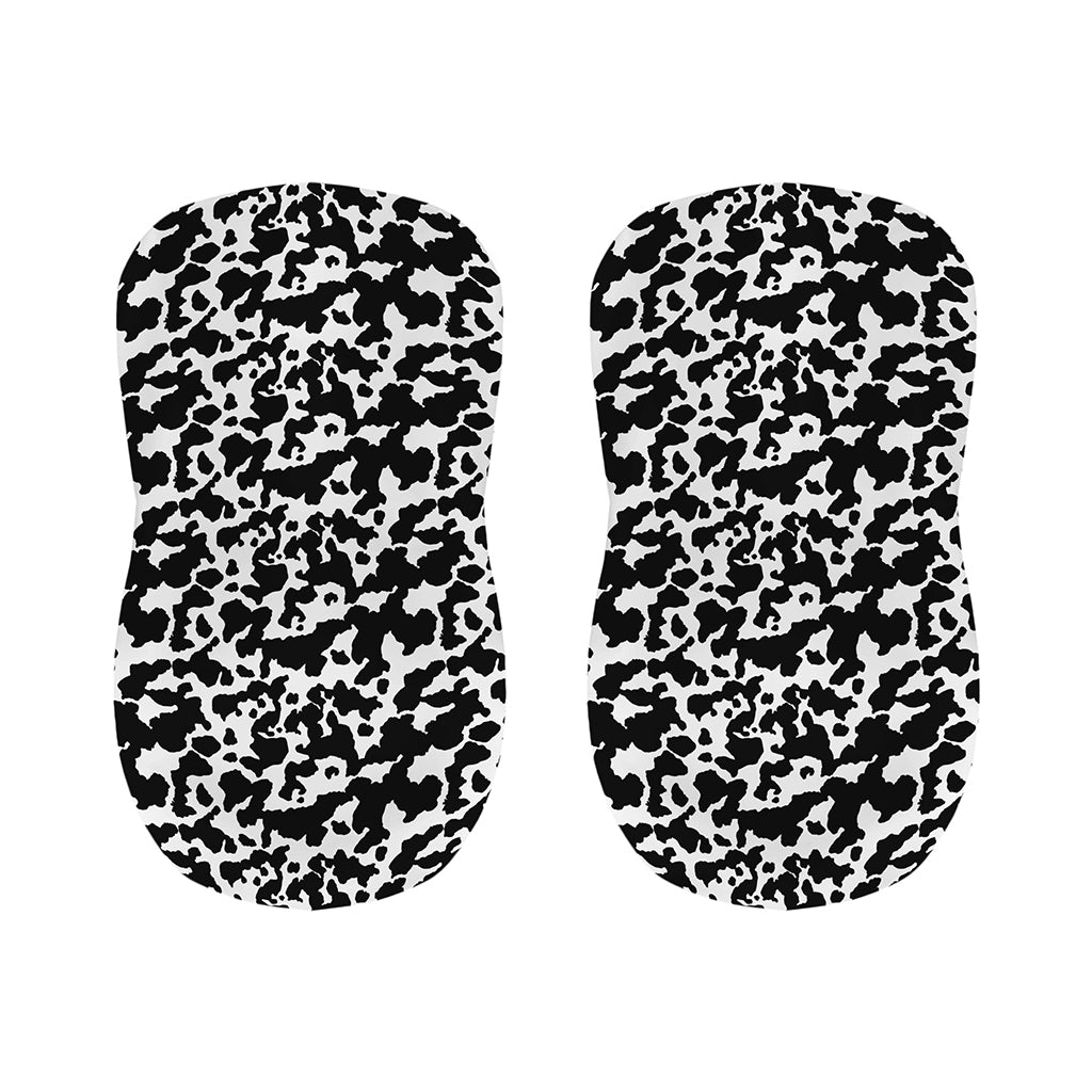 Black And White Cow Pattern Print Bar Stool Covers