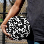 Black And White Cow Pattern Print Basketball
