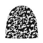 Black And White Cow Pattern Print Beanie