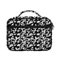 Black And White Cow Pattern Print Briefcase Bible Bag