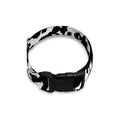 Black And White Cow Pattern Print Dog Collar