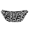 Black And White Cow Pattern Print Fanny Pack