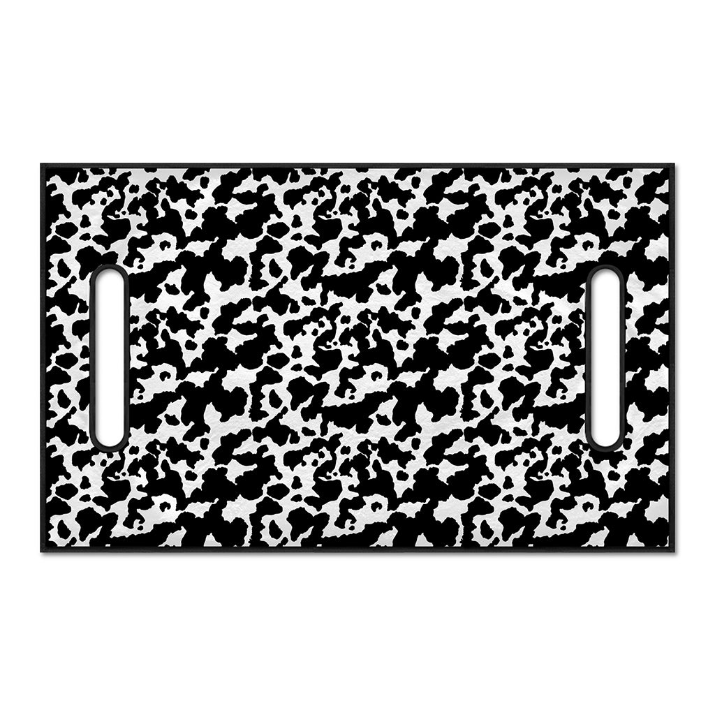 Black And White Cow Pattern Print Golf Cart Seat Cover