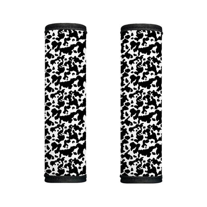 Black And White Cow Pattern Print Handle Covers