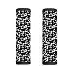 Black And White Cow Pattern Print Handle Covers