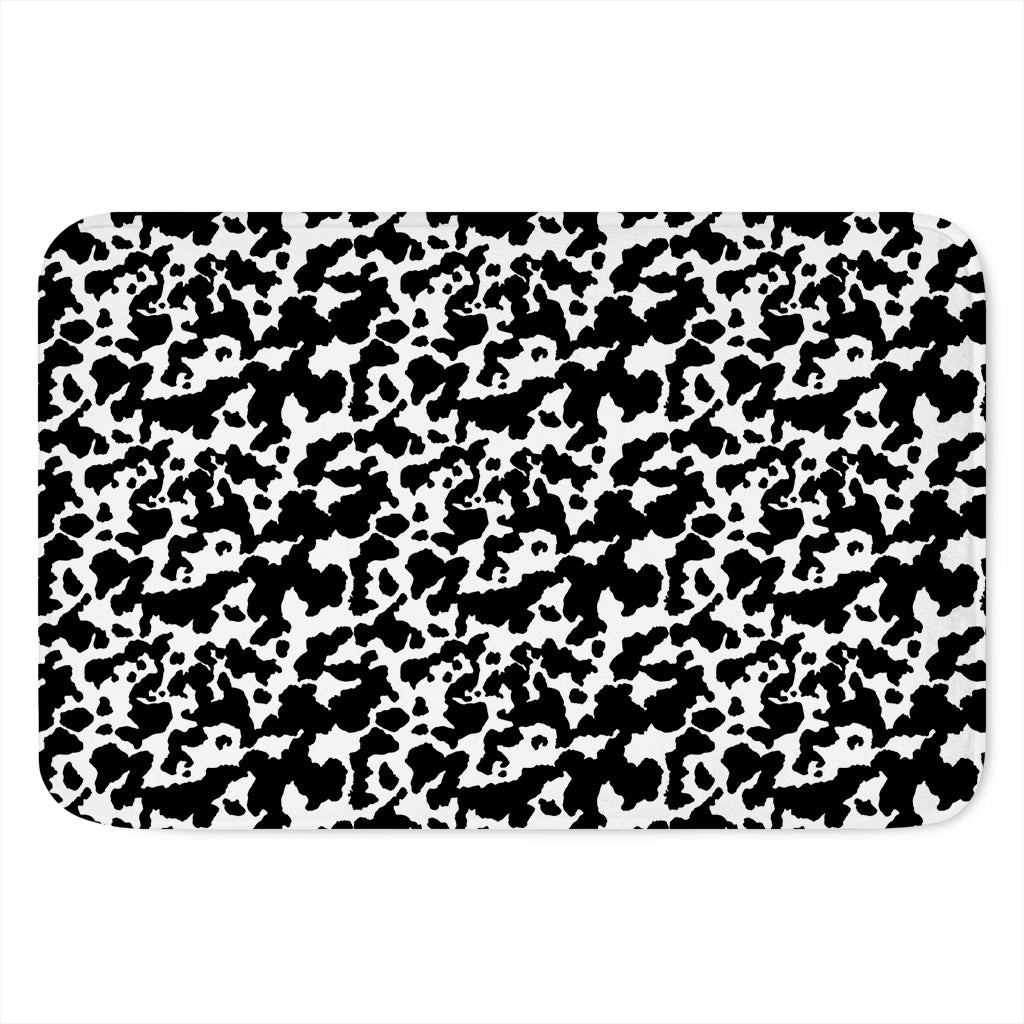 Black And White Cow Pattern Print Indoor Door Mat