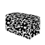 Black And White Cow Pattern Print Leather Tissue Box Cover