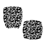 Black And White Cow Pattern Print Office Chair Cover