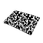 Black And White Cow Pattern Print Pet Cooling Mat Cover