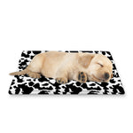 Black And White Cow Pattern Print Pet Cooling Mat Cover