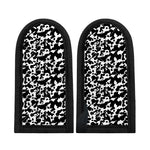 Black And White Cow Pattern Print Skillet Handle Cover