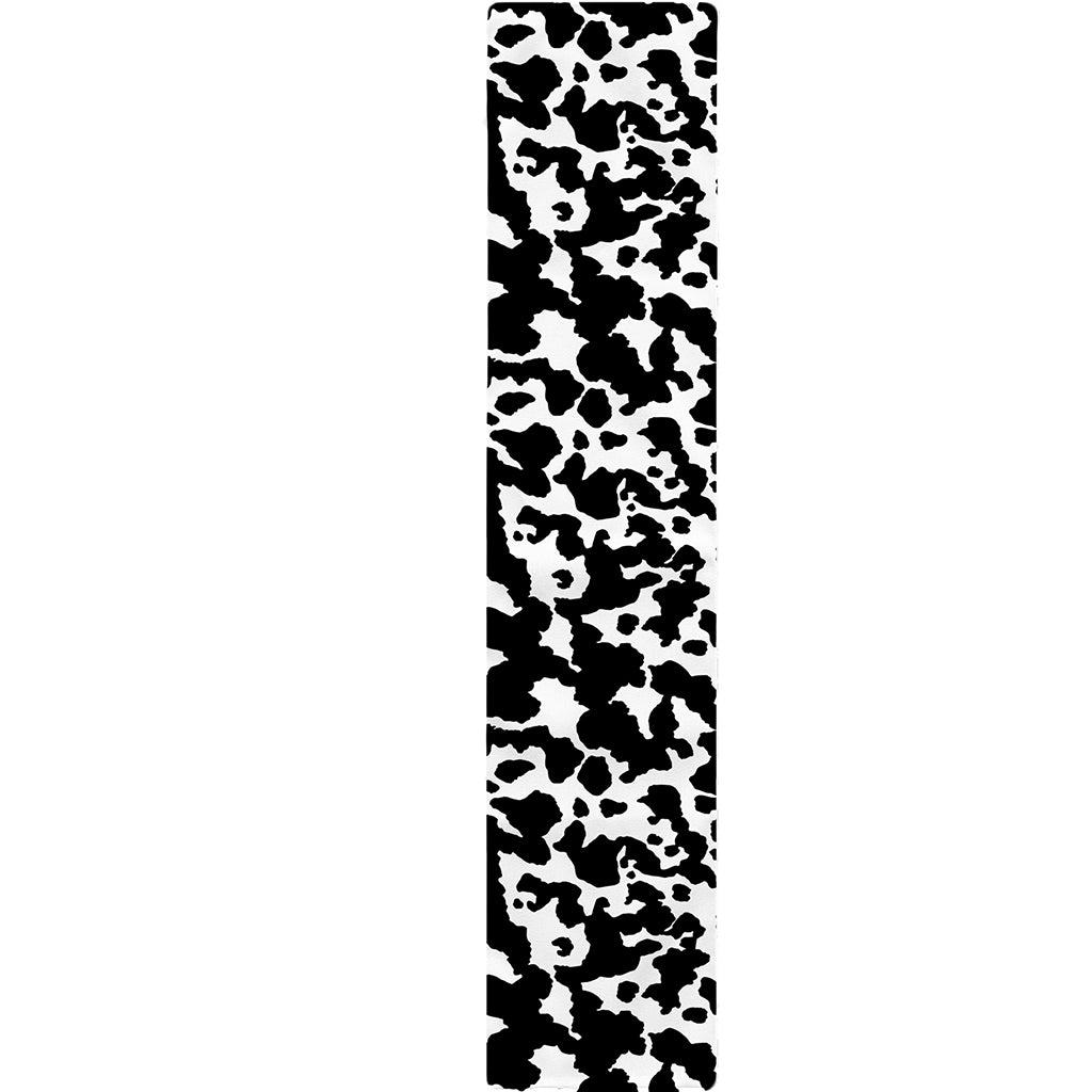 Black And White Cow Pattern Print Table Runner