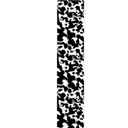 Black And White Cow Pattern Print Table Runner