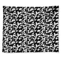 Black And White Cow Pattern Print Tapestry