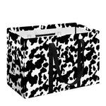 Black And White Cow Pattern Print Utility Tote Bag
