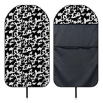 Black And White Cow Pattern Print Waterproof Car Seat Cover