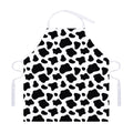 Black And White Cow Print Adjustable Apron