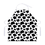 Black And White Cow Print Adjustable Apron