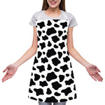 Black And White Cow Print Adjustable Apron