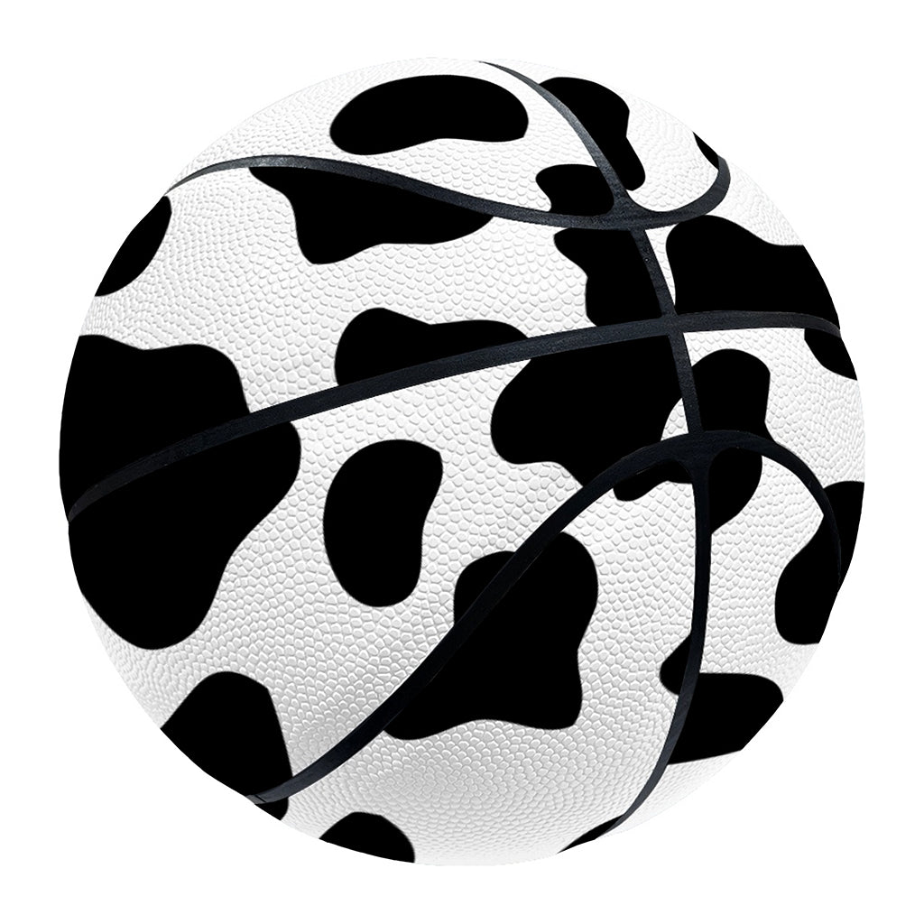 Black And White Cow Print Basketball