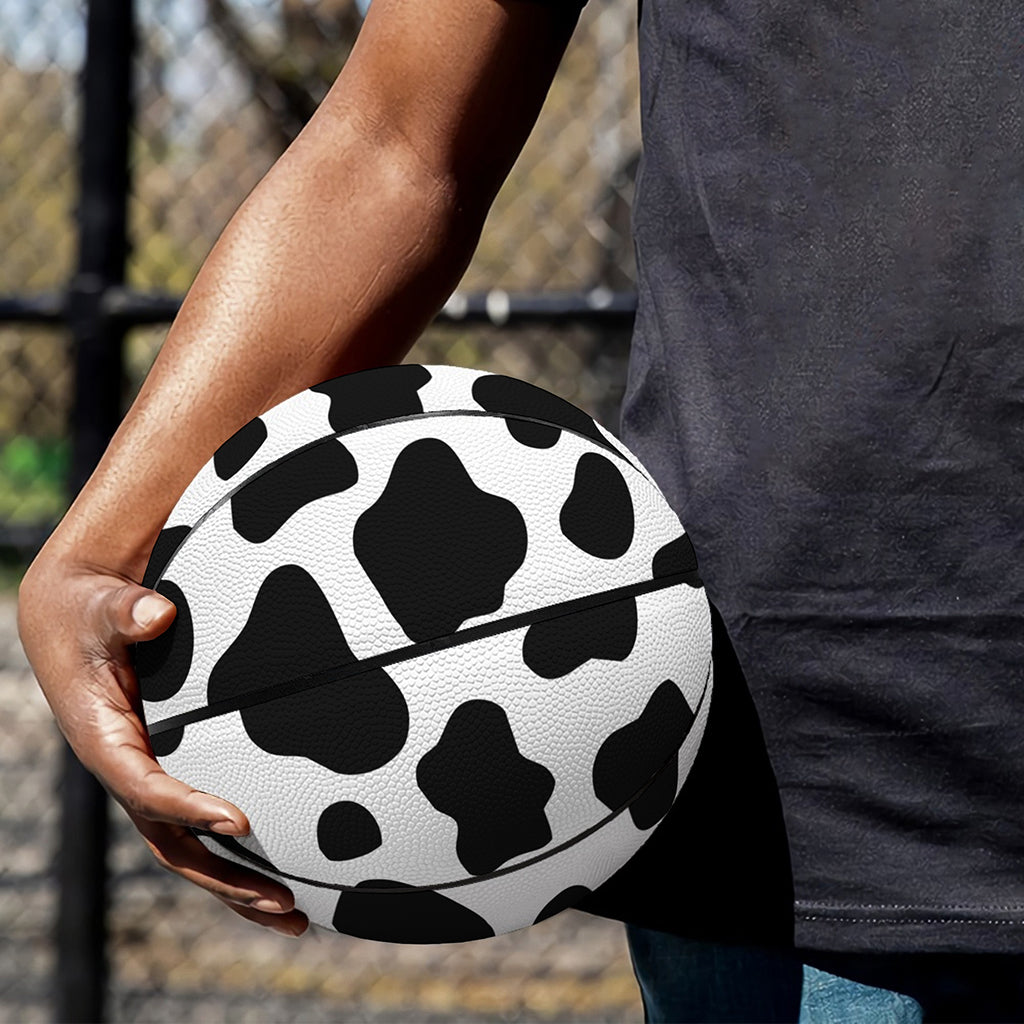 Black And White Cow Print Basketball