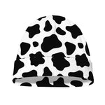 Black And White Cow Print Beanie