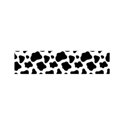 Black And White Cow Print Bed Runner