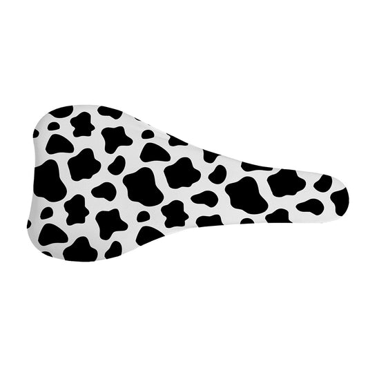 Black And White Cow Print Bicycle Seat Cover
