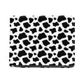 Black And White Cow Print Bifold Wallet