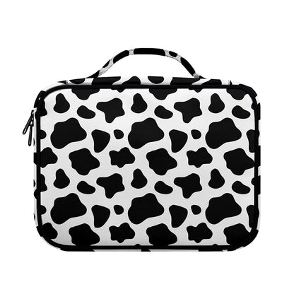 Black And White Cow Print Briefcase Bible Bag