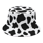 Black And White Cow Print Bucket Hat