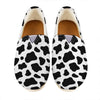 Black And White Cow Print Casual Shoes