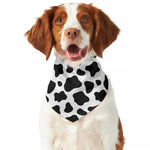 Black And White Cow Print Dog Bandana