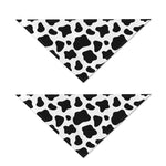 Black And White Cow Print Dog Bandana