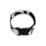 Black And White Cow Print Dog Collar