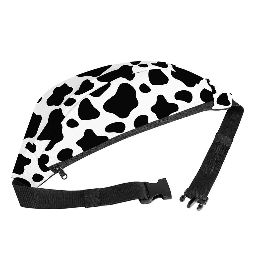 Black And White Cow Print Fanny Pack
