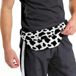 Black And White Cow Print Fanny Pack