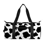 Black And White Cow Print Gym Bag