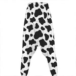 Black And White Cow Print Hammer Pants