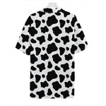 Black And White Cow Print Hawaiian Shirt
