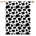 Black And White Cow Print House Flag