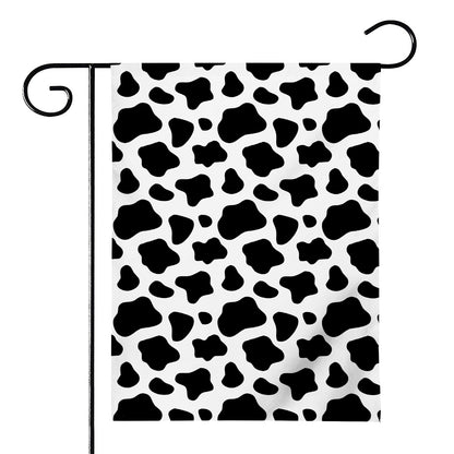 Black And White Cow Print House Flag